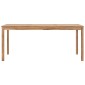 vidaXL Τραπεζαρία Κήπου 180 x 90 x 77 εκ. από Μασίφ Ξύλο Teak