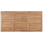 vidaXL Τραπεζαρία Κήπου 180 x 90 x 77 εκ. από Μασίφ Ξύλο Teak