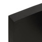 vidaXL Πάγκος Μπάνιου Σκ. Γκρι 80x60x6 εκ. Επεξ. Μασίφ Ξύλο