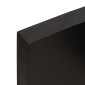 vidaXL Πάγκος Μπάνιου Σκούρο Γκρι 100x50x6 εκ. Επεξεργ. Μασίφ Ξύλο