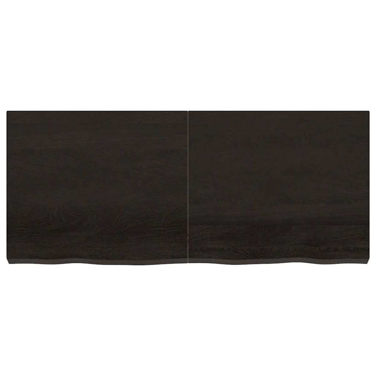 vidaXL Πάγκος Μπάνιου Σκούρο Γκρι 140x60x6 εκ. Επεξ. Μασίφ Ξύλο