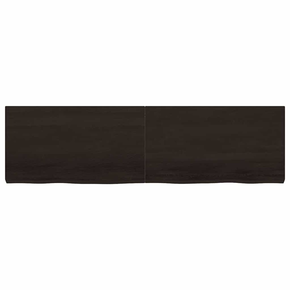 vidaXL Πάγκος Μπάνιου Σκούρο Γκρι 180x50x6 εκ. Επεξεργ. Μασίφ Ξύλο