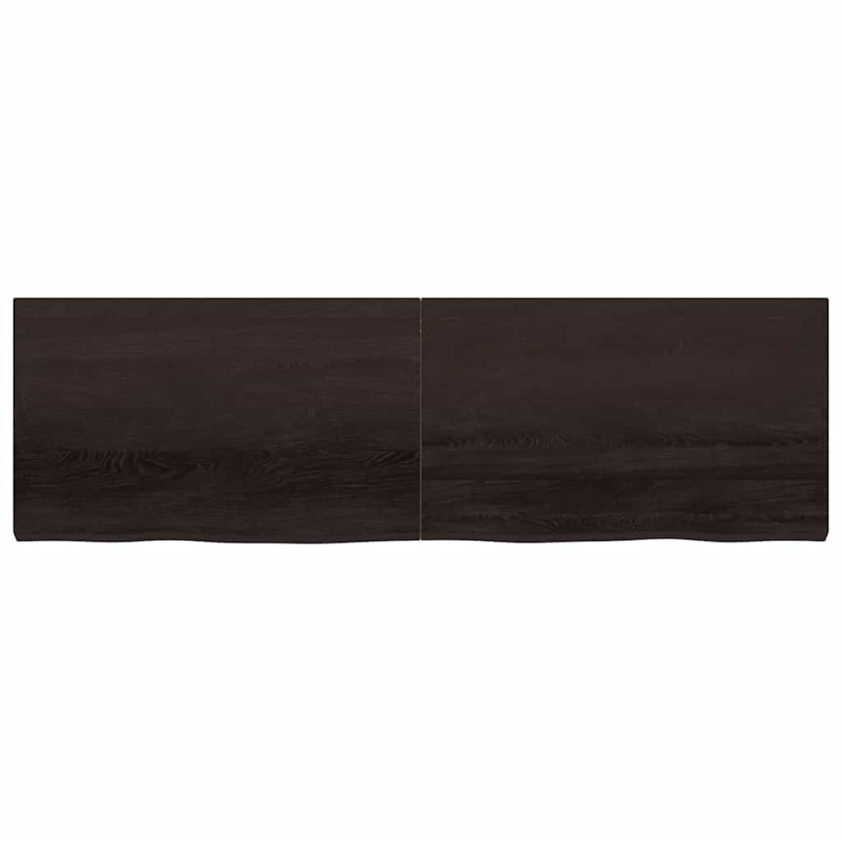 vidaXL Πάγκος Μπάνιου Σκούρο Γκρι 200x60x6 εκ. Επεξεργ. Μασίφ Ξύλο