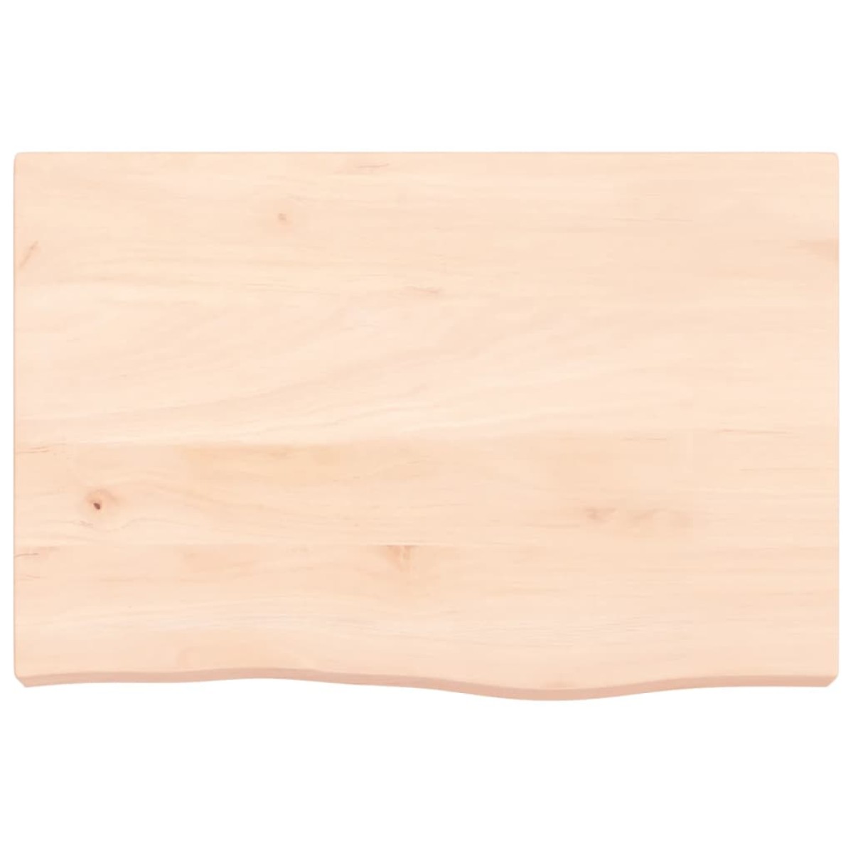 vidaXL Επιφάνεια Τραπεζιού 60x40x(2-6) εκ Ακατέργαστο Μασίφ Ξύλο Δρυός