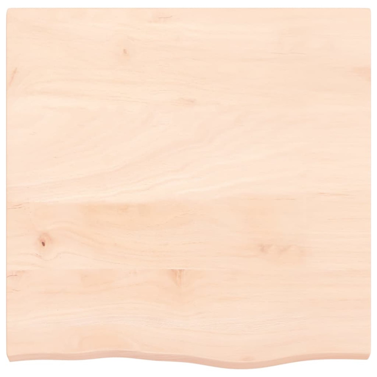 vidaXL Επιφάνεια Τραπεζιού 60x60x(2-4) εκ Ακατέργαστο Μασίφ Ξύλο Δρυός