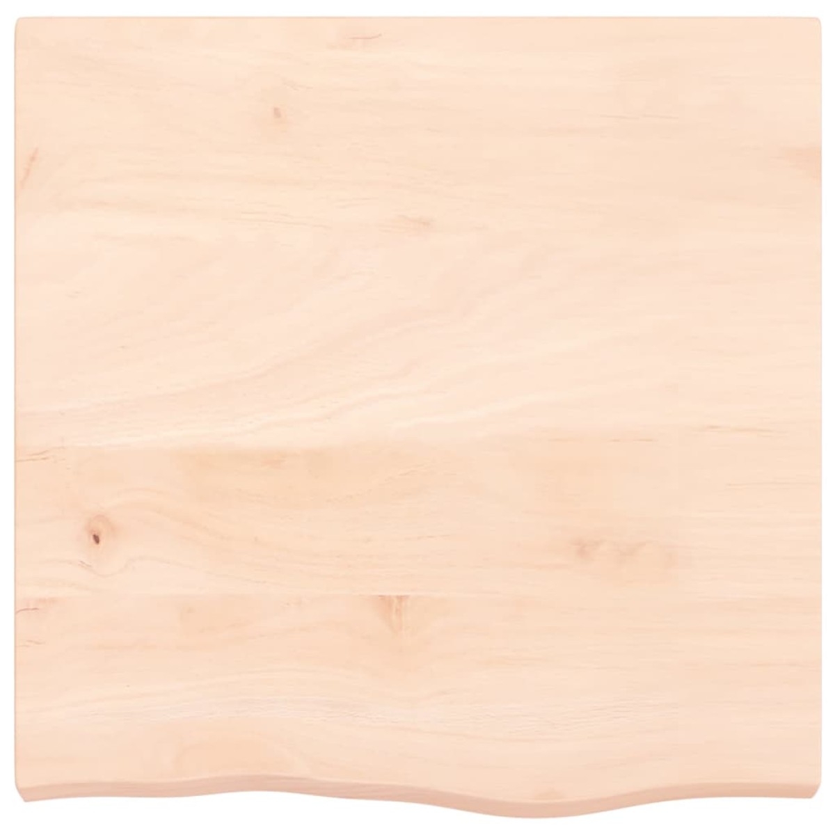vidaXL Επιφάνεια Τραπεζιού 60x60x(2-6) εκ Ακατέργαστο Μασίφ Ξύλο Δρυός