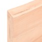 vidaXL Επιφάνεια Τραπεζιού 80x40x(2-6) εκ Ακατέργαστο Μασίφ Ξύλο Δρυός