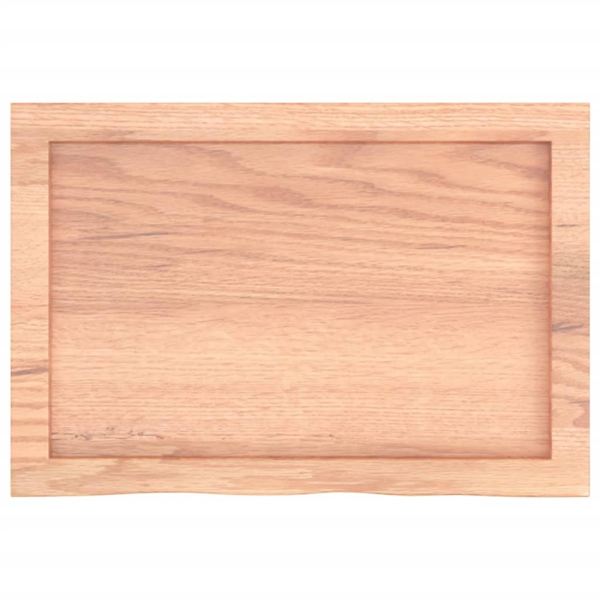 vidaXL Επιφ .Τραπεζιού Αν. Καφέ 60x40x(2-6) εκ. Επεξ. Μασίφ Ξύλο Δρυός