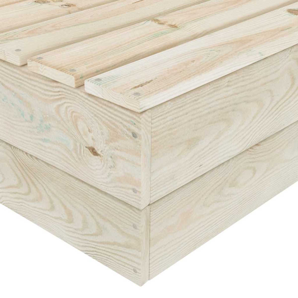 vidaXL Τραπέζια Κήπου 2 τεμ. 60x60x30 εκ. Εμποτισμένο Ξύλο Ερυθρελάτης
