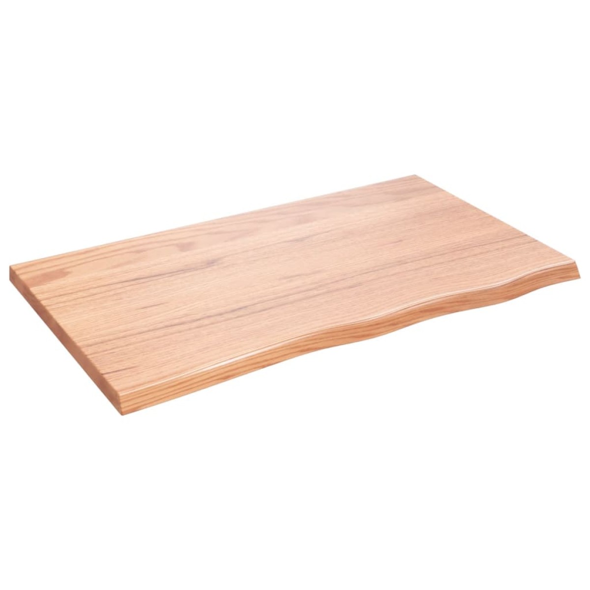 vidaXL Επιφάνεια Τραπεζιού Αν. Καφέ 100x60x4εκ. Επεξ. Μασίφ Ξύλο Δρυός
