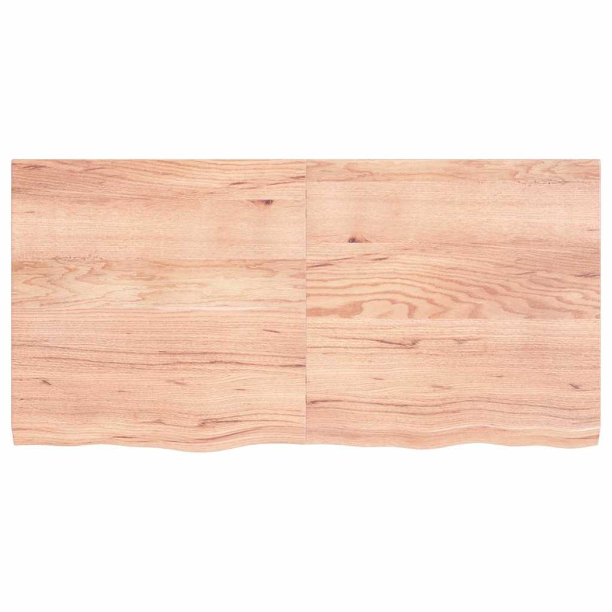 vidaXL Επιφάνεια Τραπεζιού Αν. Καφέ 120x60x4εκ. Επεξ. Μασίφ Ξύλο Δρυός