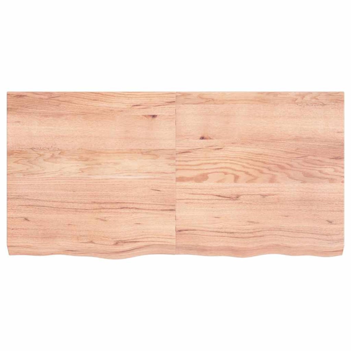 vidaXL Επιφάνεια Τραπεζιού Αν. Καφέ 120x60x6 εκ Επεξ. Μασίφ Ξύλο Δρυός