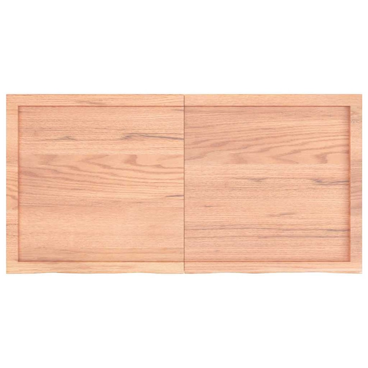 vidaXL Επιφάνεια Τραπεζιού Αν. Καφέ 120x60x6 εκ Επεξ. Μασίφ Ξύλο Δρυός