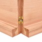 vidaXL Επιφάνεια Τραπεζιού Αν. Καφέ 120x60x6 εκ Επεξ. Μασίφ Ξύλο Δρυός
