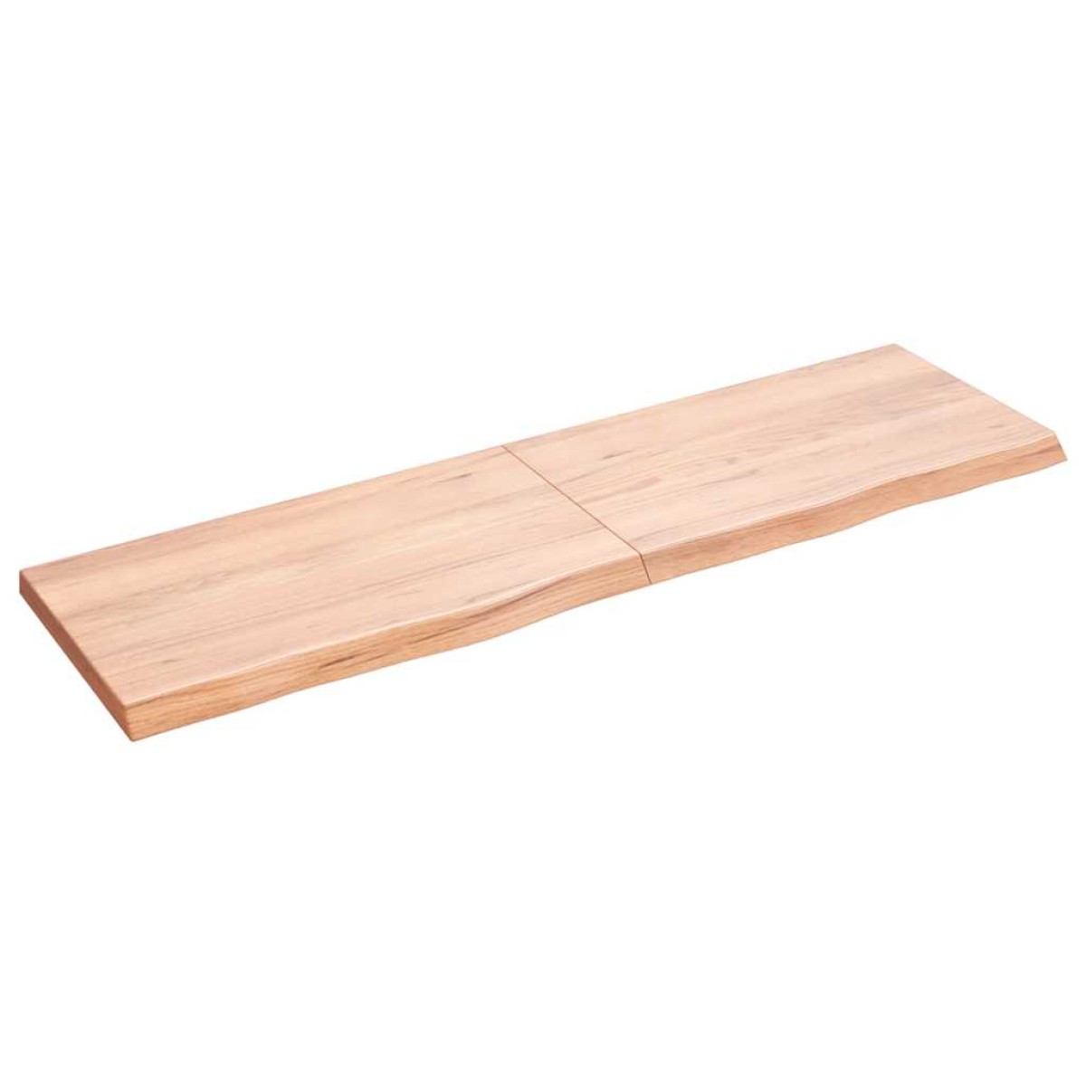 vidaXL Επιφάνεια Τραπεζιού Αν. Καφέ 140x40x4 εκ Επεξ. Μασίφ Ξύλο Δρυός