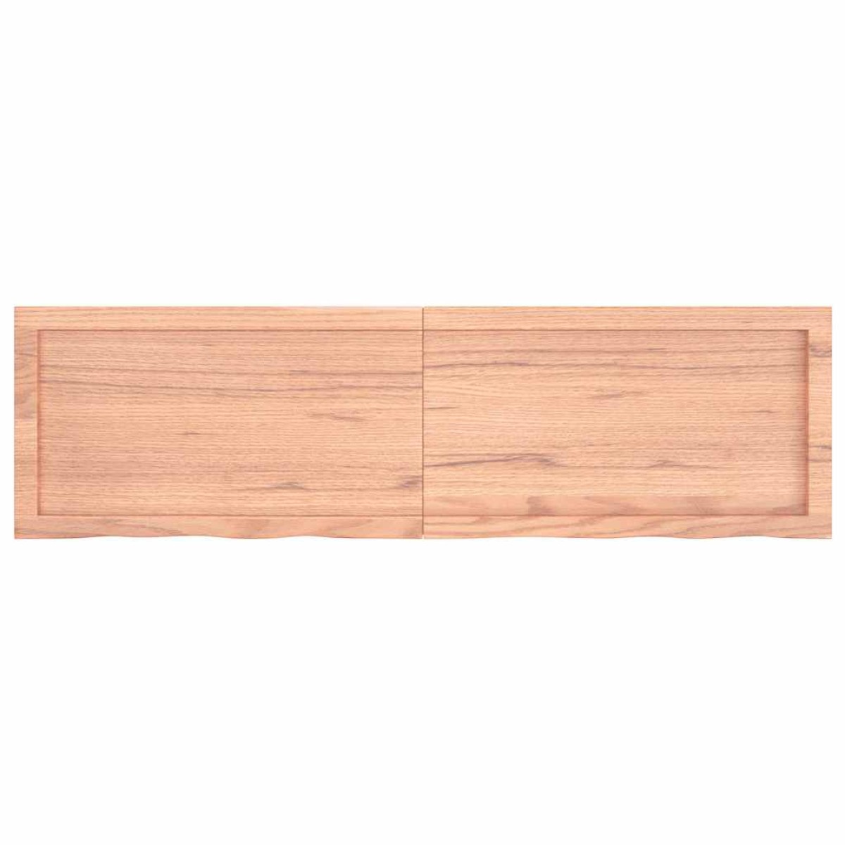 vidaXL Επιφάνεια Τραπεζιού Αν. Καφέ 140x40x4 εκ Επεξ. Μασίφ Ξύλο Δρυός