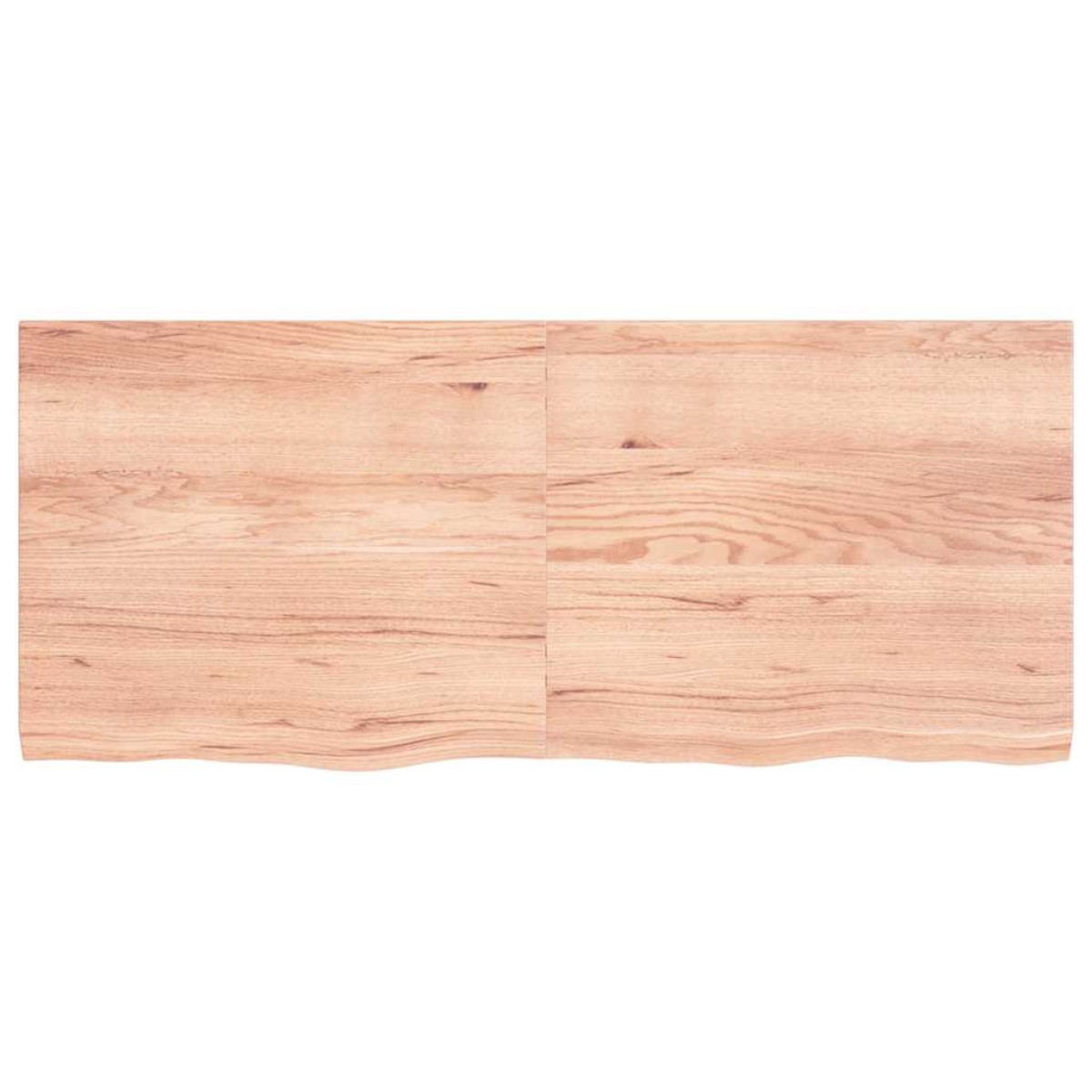 vidaXL Επιφάνεια Τραπεζιού Αν. Καφέ 140x60x4 εκ Επεξ. Μασίφ Ξύλο Δρυός