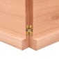 vidaXL Επιφάνεια Τραπεζιού Αν. Καφέ 140x60x4 εκ Επεξ. Μασίφ Ξύλο Δρυός