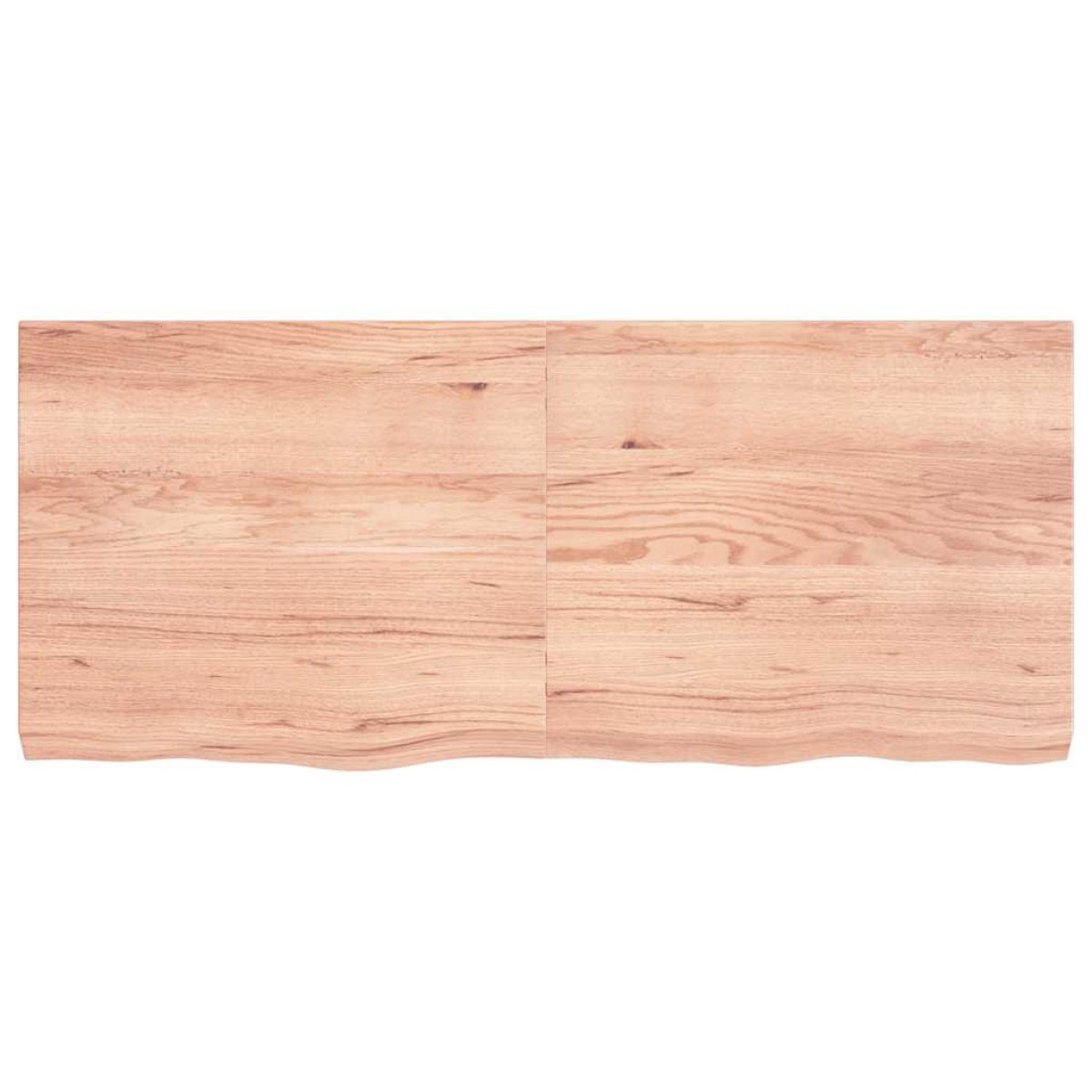 vidaXL Επιφάνεια Τραπεζιού Αν. Καφέ 140x60x6 εκ Επεξ. Μασίφ Ξύλο Δρυός