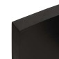 vidaXL Επιφ. Τραπεζιού Σκούρο Γκρι 100x60x6 εκ Επεξ. Μασίφ Ξύλο Δρυός
