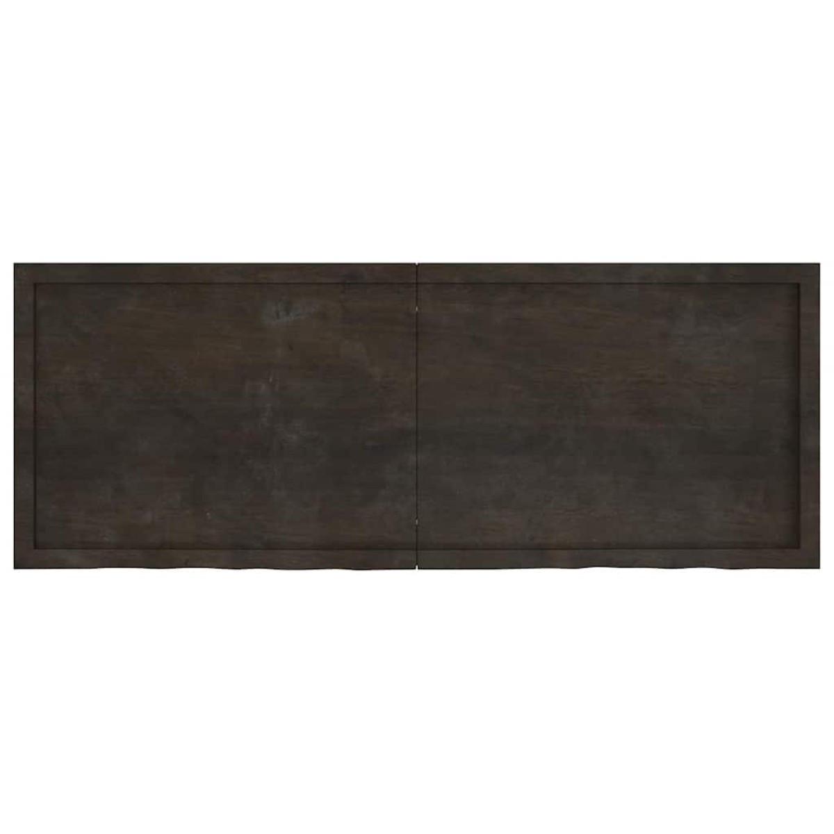 vidaXL Επιφ. Τραπεζιού Σκούρο Γκρι 160x60x4 εκ Επεξ. Μασίφ Ξύλο Δρυός