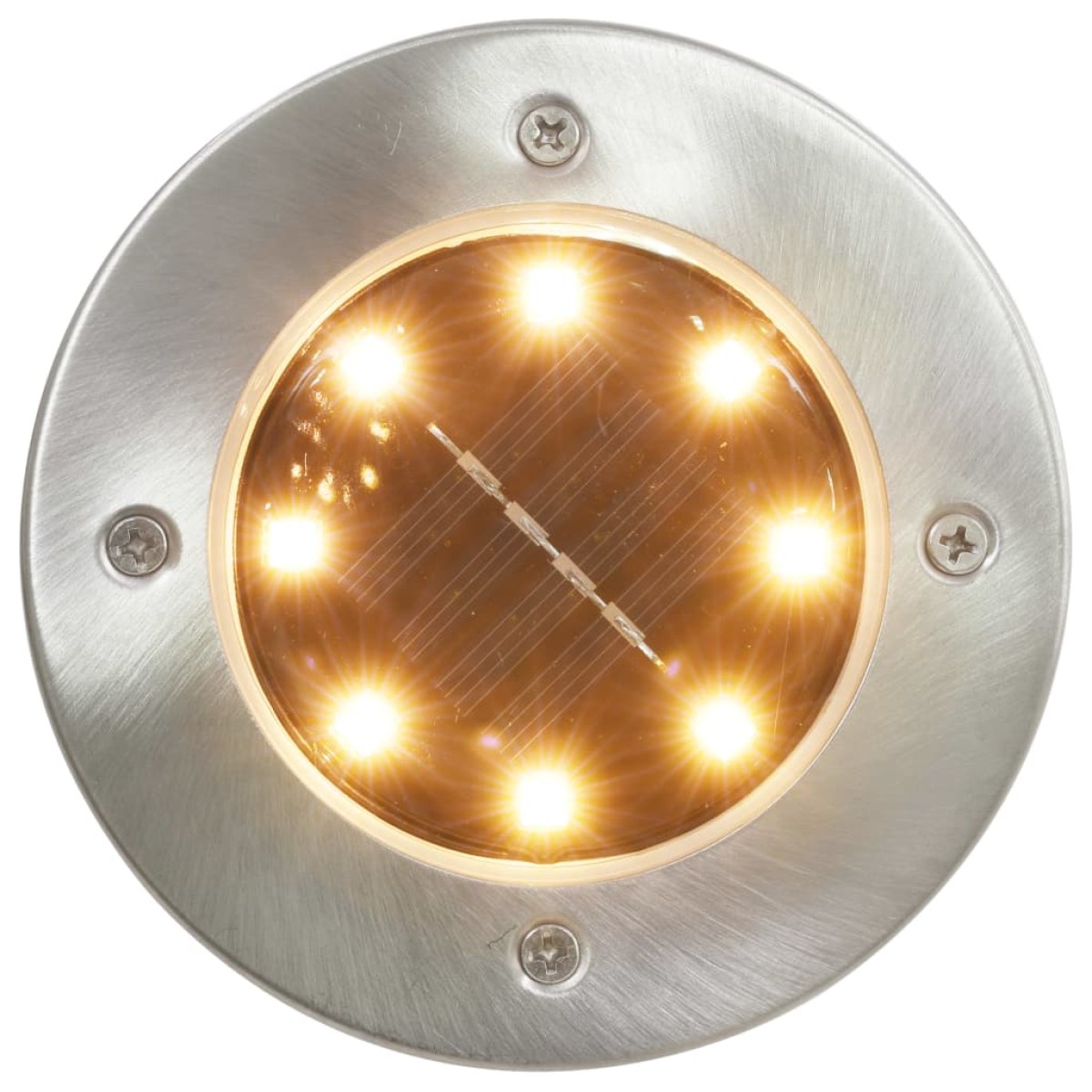 vidaXL Σποτ Ηλιακά Χωνευτά - Καρφωτά LED 8 τεμ. Πολύχρωμα