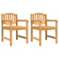 vidaXL Σετ Τραπεζαρίας Κήπου 4 Τεμαχίων από Μασίφ Ξύλο Teak