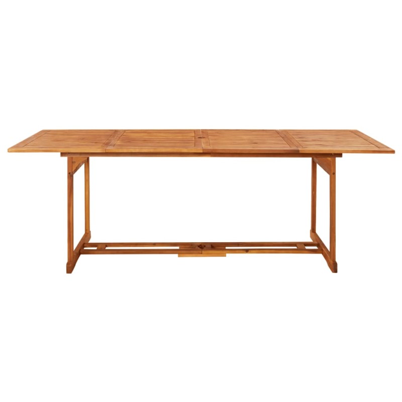 vidaXL Τραπεζαρία Κήπου 220 x 90 x 75 εκ. από Μασίφ Ξύλο Ακακίας