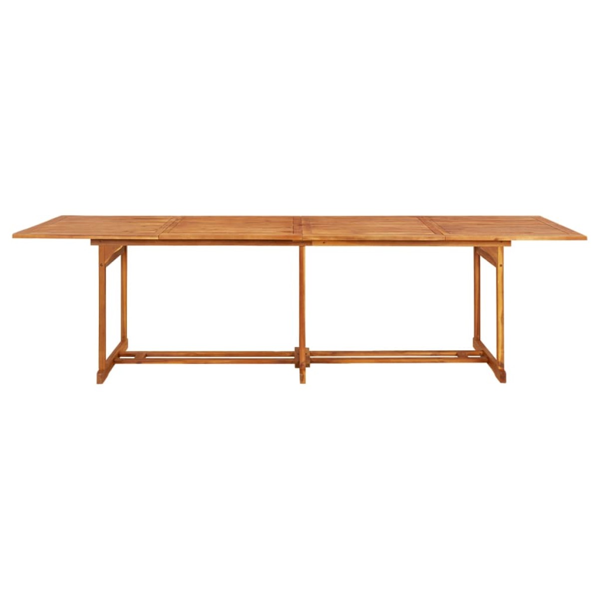 vidaXL Τραπεζαρία Κήπου 280 x 90 x 75 εκ. από Μασίφ Ξύλο Ακακίας