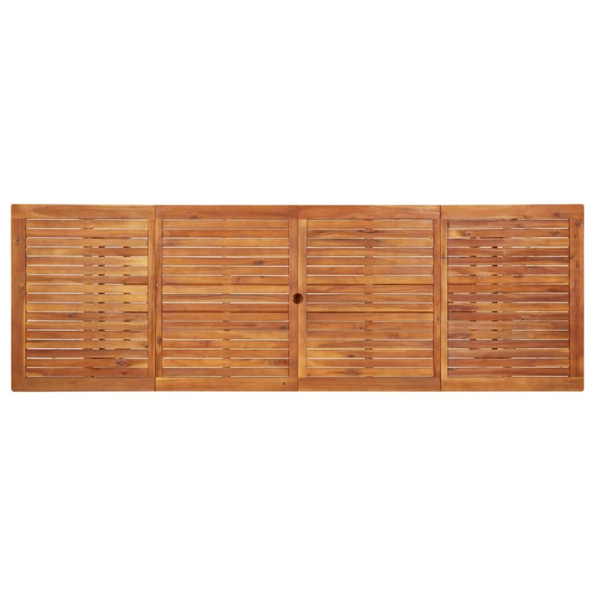 vidaXL Τραπεζαρία Κήπου 280 x 90 x 75 εκ. από Μασίφ Ξύλο Ακακίας