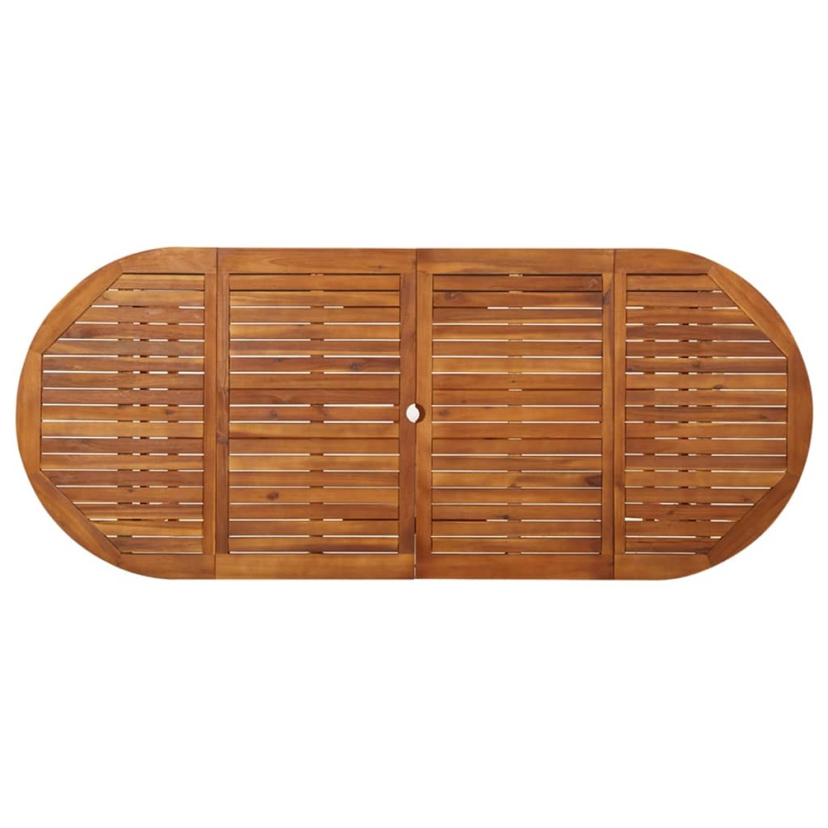 vidaXL Τραπεζαρία Κήπου 220 x 90 x 75 εκ. από Μασίφ Ξύλο Ακακίας
