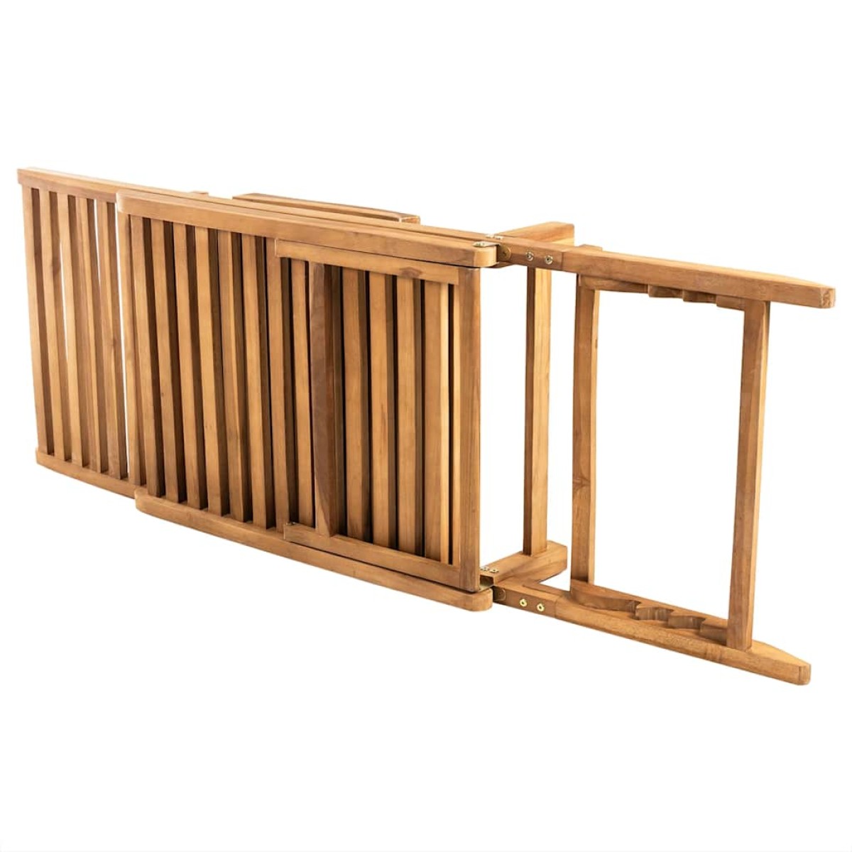 vidaXL Ξαπλώστρα από Μασίφ Ξύλο Teak