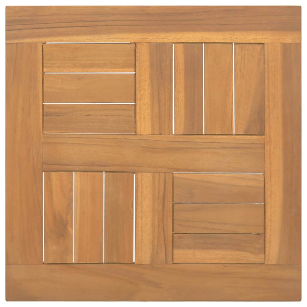 VidaXL Επιφάνεια Τραπεζιού Τετράγωνη 40 x 40 x 2,5 εκ. Μασίφ Ξύλο Teak