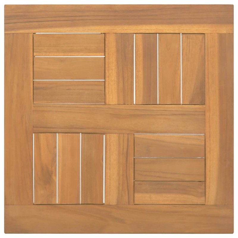VidaXL Επιφάνεια Τραπεζιού Τετράγωνη 40 x 40 x 2,5 εκ. Μασίφ Ξύλο Teak