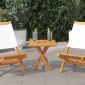 VidaXL Επιφάνεια Τραπεζιού Τετράγωνη 50 x 50 x 2,5 εκ. Μασίφ Ξύλο Teak