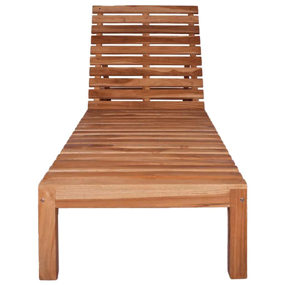 vidaXL Ξαπλώστρα από Μασίφ Ξύλο Teak