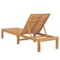 vidaXL Ξαπλώστρα από Μασίφ Ξύλο Teak