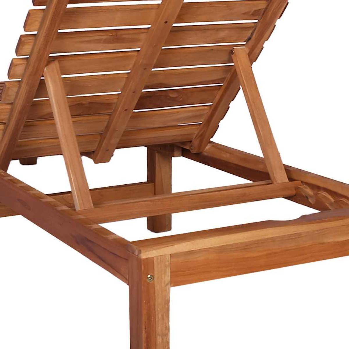 vidaXL Ξαπλώστρα από Μασίφ Ξύλο Teak