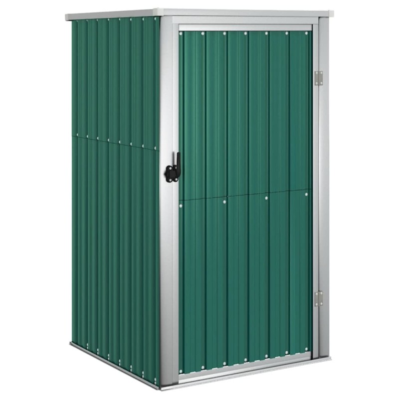 vidaXL Αποθήκη Εργαλείων Κήπου Πράσινη 88x89x161 εκ. Γαλβαν. Ατσάλι