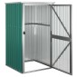 vidaXL Αποθήκη Εργαλείων Κήπου Πράσινη 88x89x161 εκ. Γαλβαν. Ατσάλι
