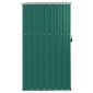 vidaXL Αποθήκη Εργαλείων Κήπου Πράσινη 88x89x161 εκ. Γαλβαν. Ατσάλι