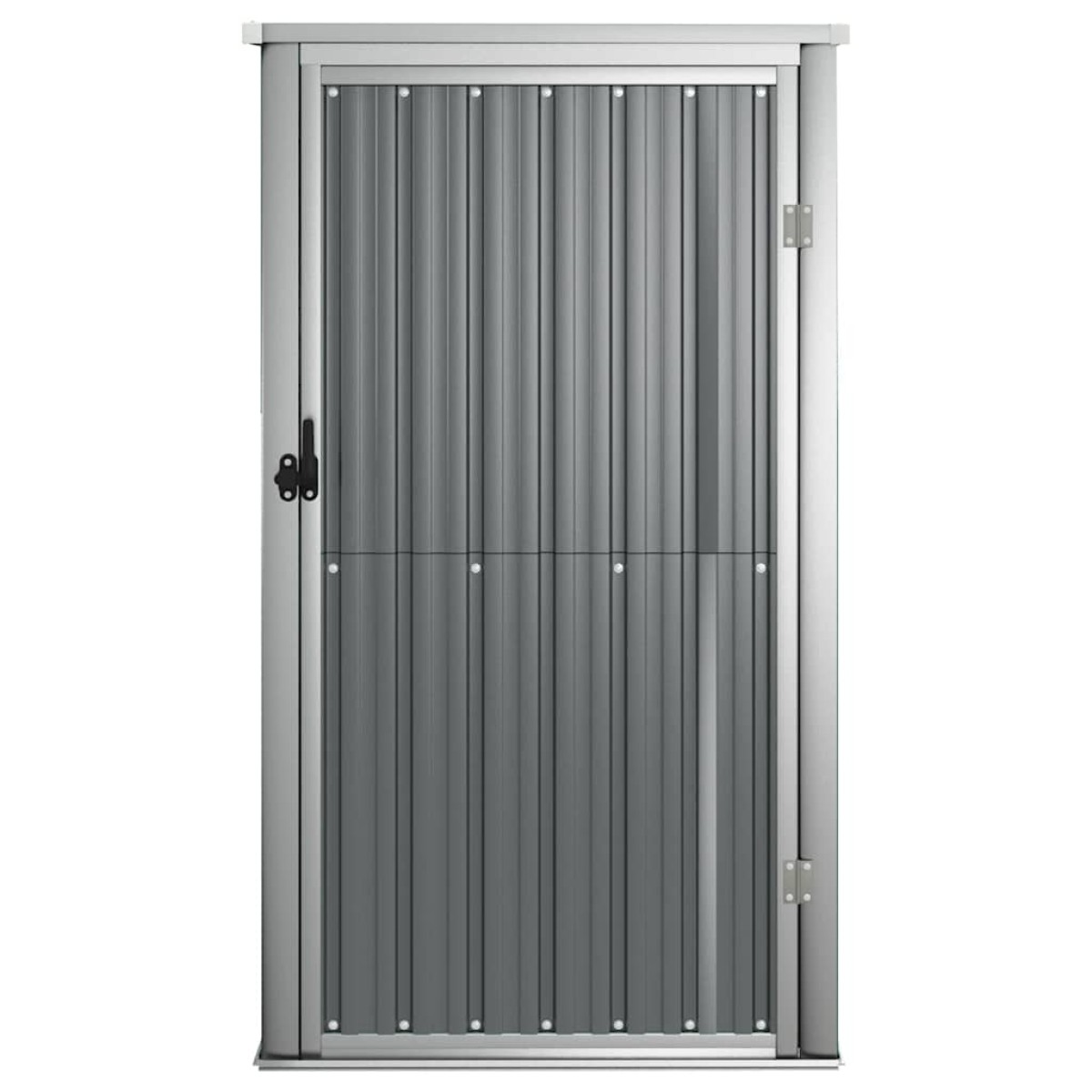 vidaXL Αποθήκη Εργαλείων Κήπου Γκρι 88x89x161 εκ. Γαλβαν. Ατσάλι