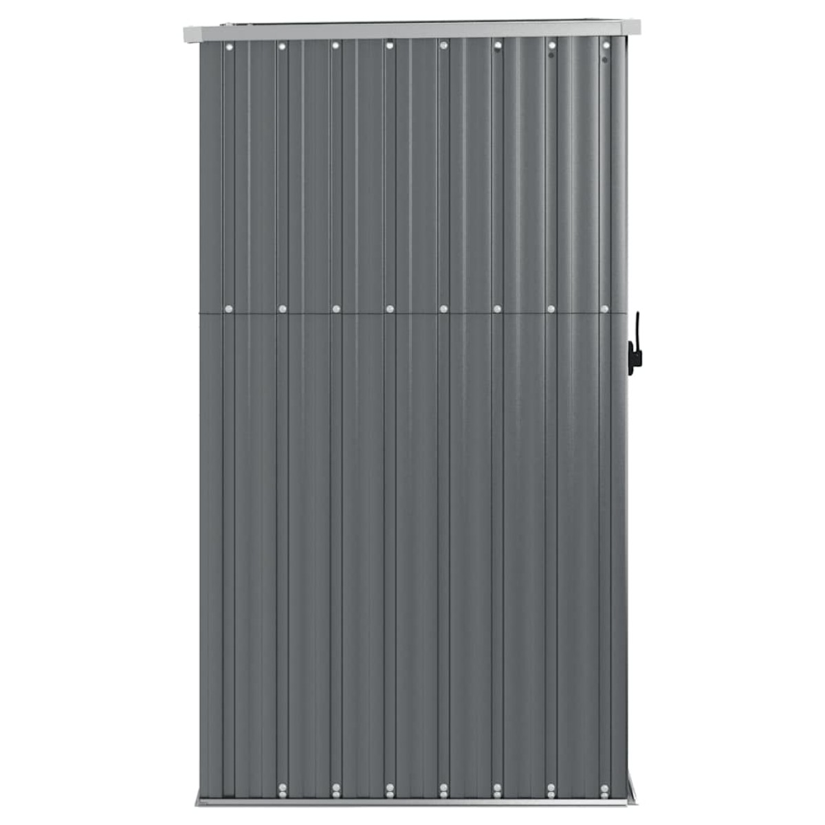 vidaXL Αποθήκη Εργαλείων Κήπου Γκρι 88x89x161 εκ. Γαλβαν. Ατσάλι