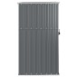 vidaXL Αποθήκη Εργαλείων Κήπου Γκρι 88x89x161 εκ. Γαλβαν. Ατσάλι
