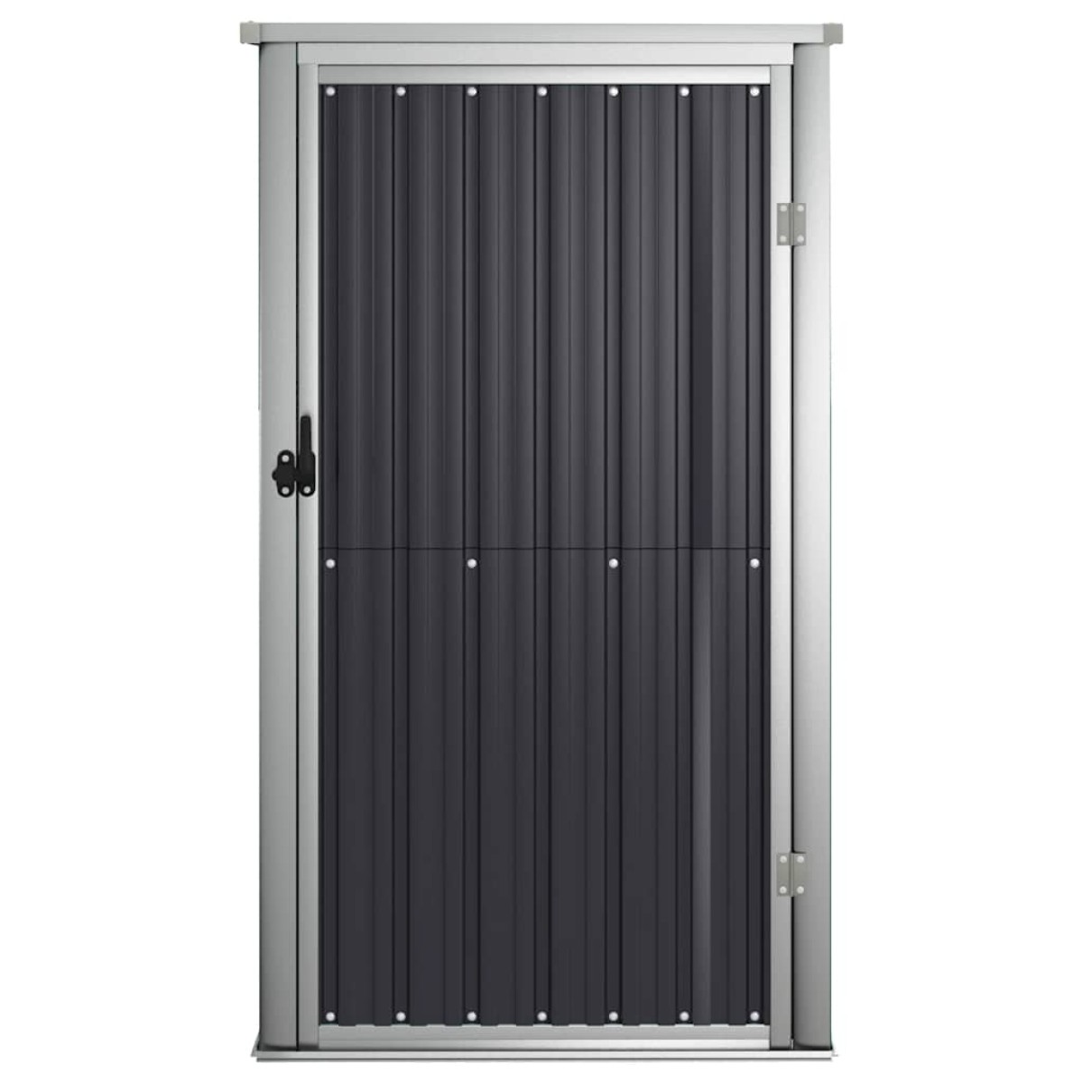 vidaXL Αποθήκη Εργαλείων Κήπου Ανθρακί 88x89x161 εκ. Γαλβαν. Ατσάλι