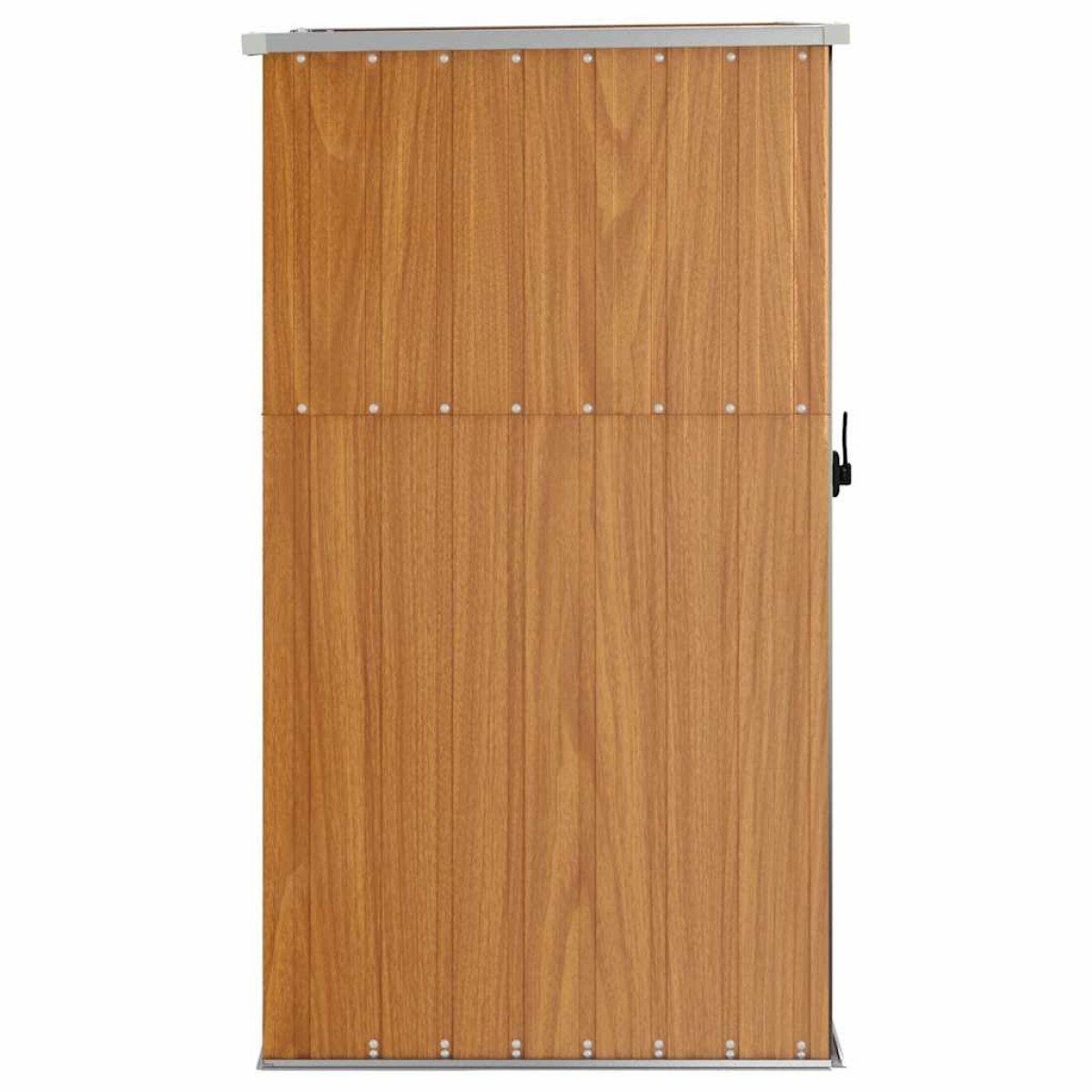 vidaXL Αποθήκη Εργαλείων Κήπου Καφέ 88x89x161 εκ. Γαλβαν. Ατσάλι