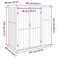 vidaXL Αποθήκη Εργαλείων Κήπου Γκρι 161x89x161 εκ. από Γαλβαν. Ατσάλι