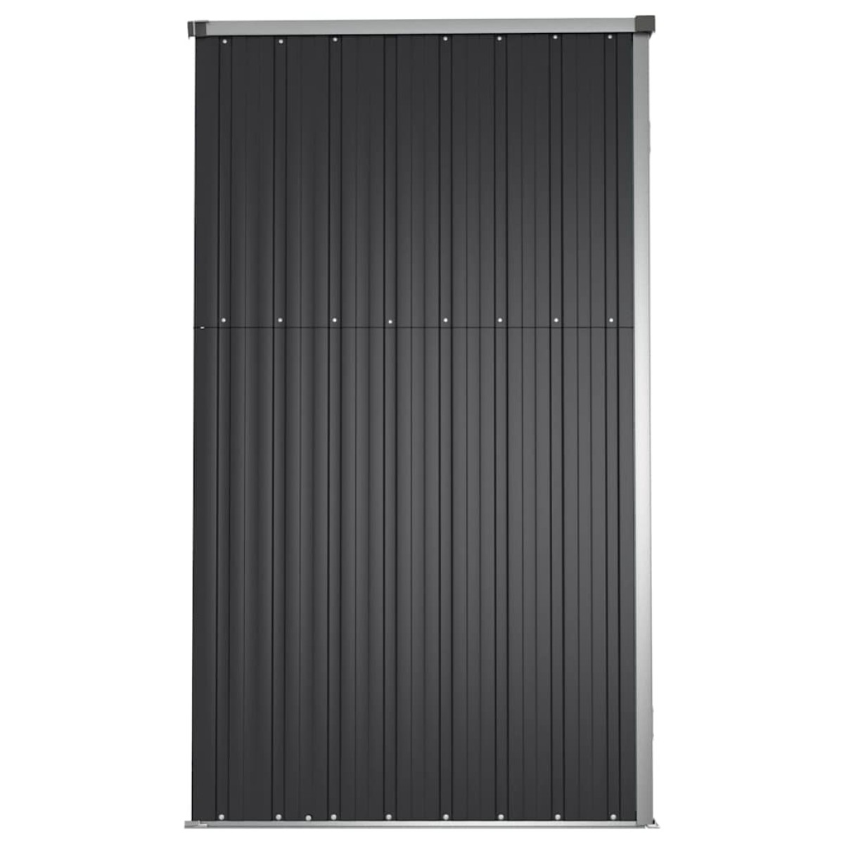 vidaXL Αποθήκη Εργαλείων Κήπου Ανθρακί 161x89x161 εκ. Γαλβαν. Ατσάλι