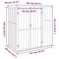 vidaXL Αποθήκη Εργαλείων Κήπου Ανθρακί 161x89x161 εκ. Γαλβαν. Ατσάλι