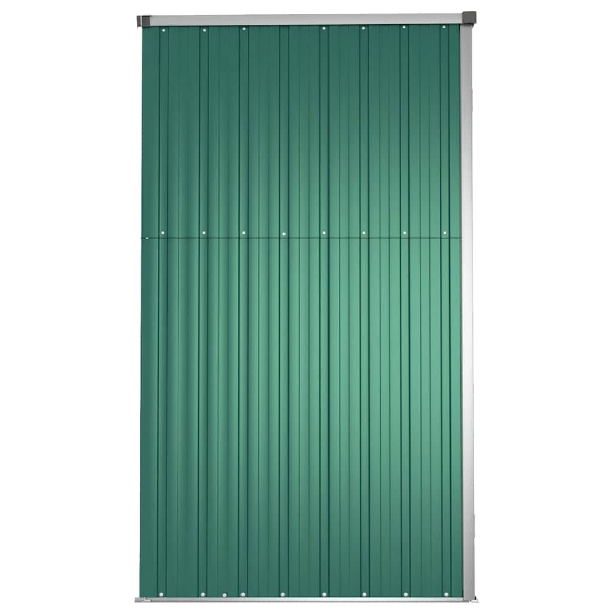 vidaXL Αποθήκη Εργαλείων Κήπου Πράσινη 225x89x161 εκ. Γαλβαν. Ατσάλι